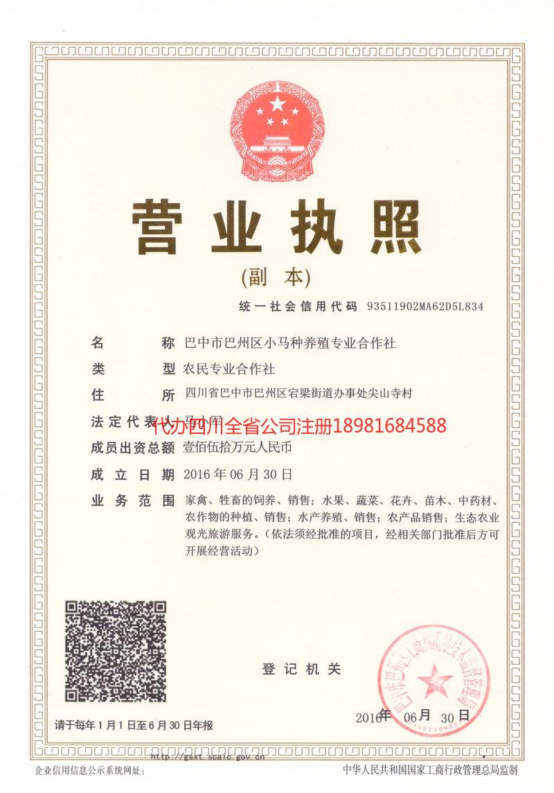 韶关韶关小马种养殖专业合作社